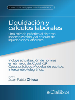 cover image of Liquidación y cálculos laborales